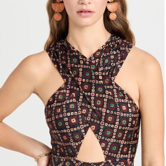 Ulla Johnson Keiran criss cross one piece swimsuit - Picture 6 of 7